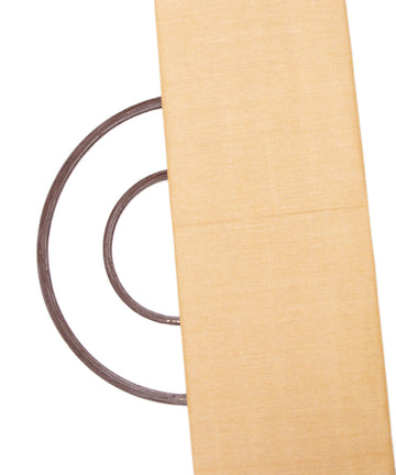 Yellow Colour Two Tone Plain Khadi Fabric